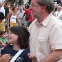 Ferrara 2009- Alicia and grandad at the Buskers Festival